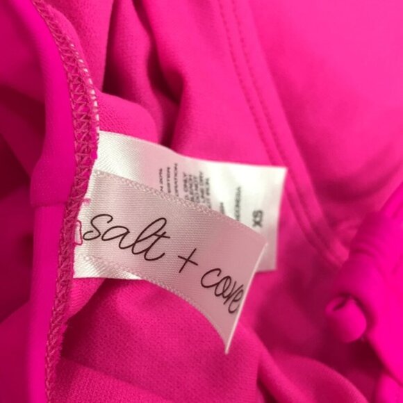 Salt+Cove Juniors' Shell-Stitch Cross-Back Swimsuit - Picture 7 of 7